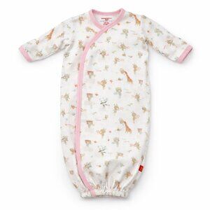 Magnetic Me Infant Baby Gown Size Newborn-3 Months (NB - 3 mos) Sleeper Animals